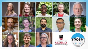 Annual ESA conference to include 11 presenters from the Odum School